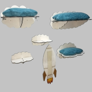 Kosmiczna kociostrada - zestaw półek dla kota